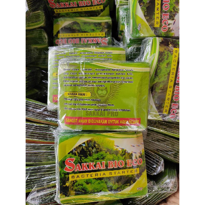 SAKKAI PRO BAKTERI STARTER BIO ECO 10gr PENJERNIH AIR AQUARIUM AQUASCAPE KOLAM