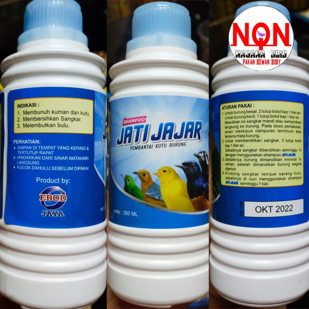 Shampo JATIJAJAR Pembasmi Kutu Burung Sampo burung