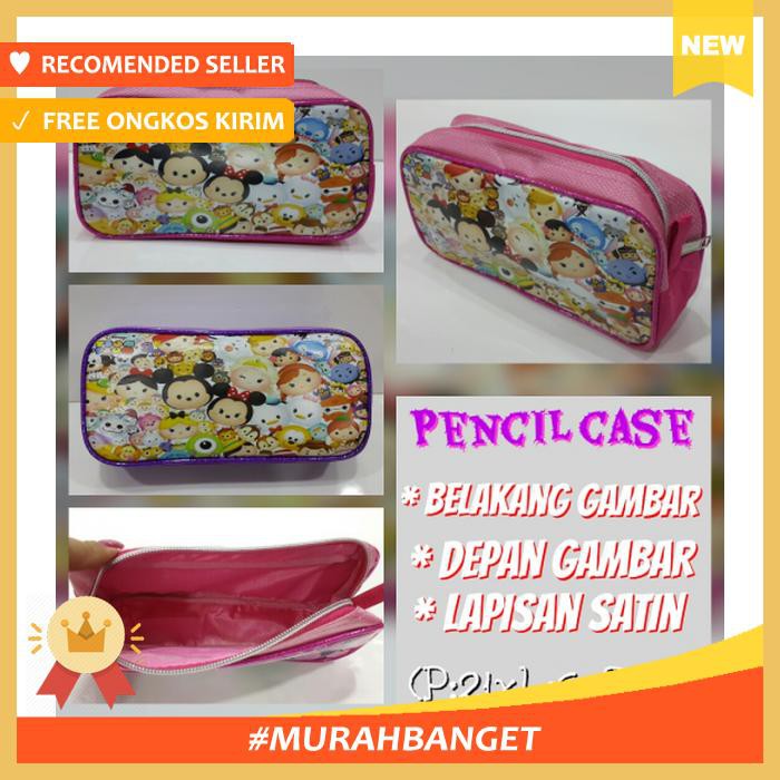 

Tempat Pensil - Kotak Pensil Motif Karakter Tsumtsum - Alat Tulis