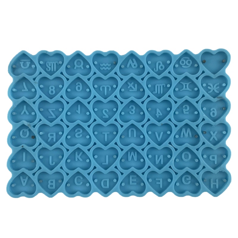 Siy 5pcs / Set Cetakan Resin Epoksi UV Handmade Bentuk Kupu-Kupu / Huruf / Angka Untuk Anting / Perhiasan Diy