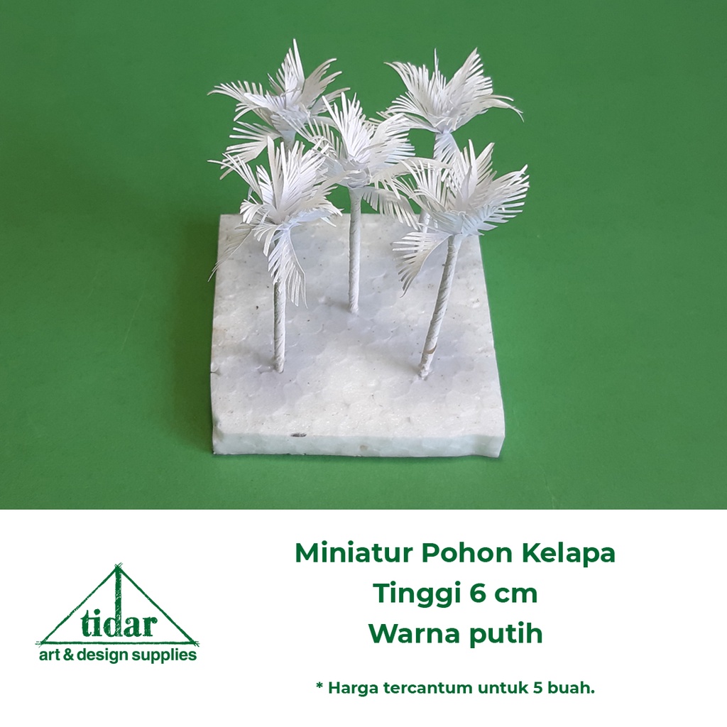 

[MR] TY - Miniatur Maket Pohon Kelapa Tinggi 6 cm / Coconut Tree