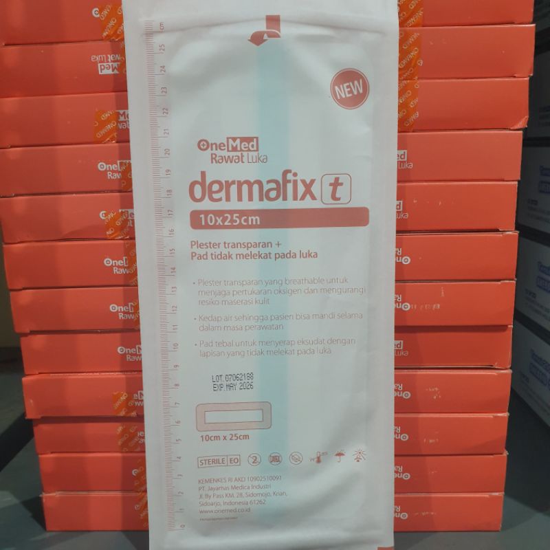 Dermafix 10x25 Transparan Plester Luka Anti Air Dermafix t 10 x 25 cm Penutup Luka Operasi