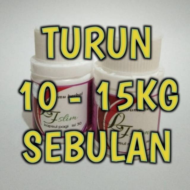 [COD] KAPSUL DIET HERBAL ALAMI OBAT PELANGSING TUBUH AMPUH LF SLIM HERBAL