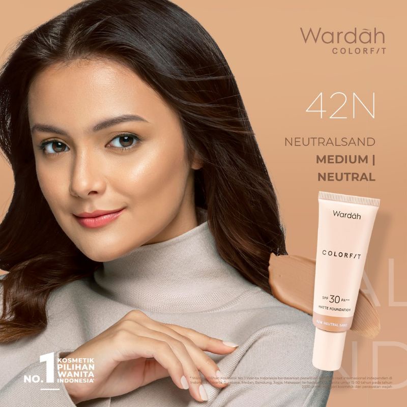 Wardah Colorfit Matte Foundation SPF 30 PA ++