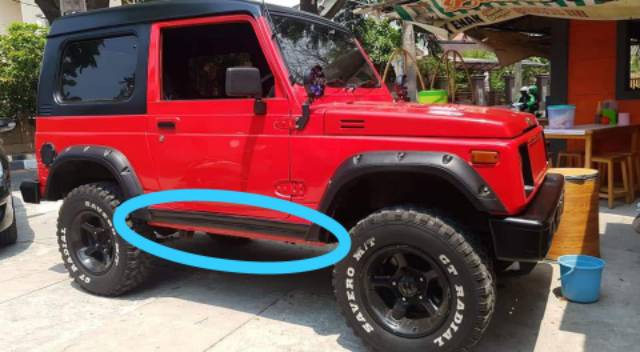Lis bodi jimny katana model ori Lis moulding Lis plang Jimny