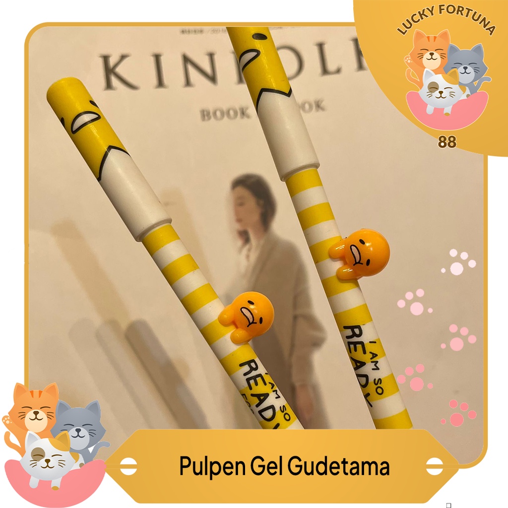 

[Luckyfortuna88] Pulpen Gel Gambar Gudetama Pen Gel Gambat Gudetama lucu murah alat tulis sekolah alat tulis sekolah lucu murah