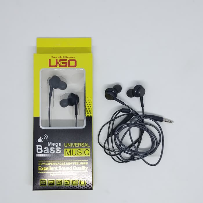 Headset Earphone UGO samsung S8/S8+/note8 AKG mirip original