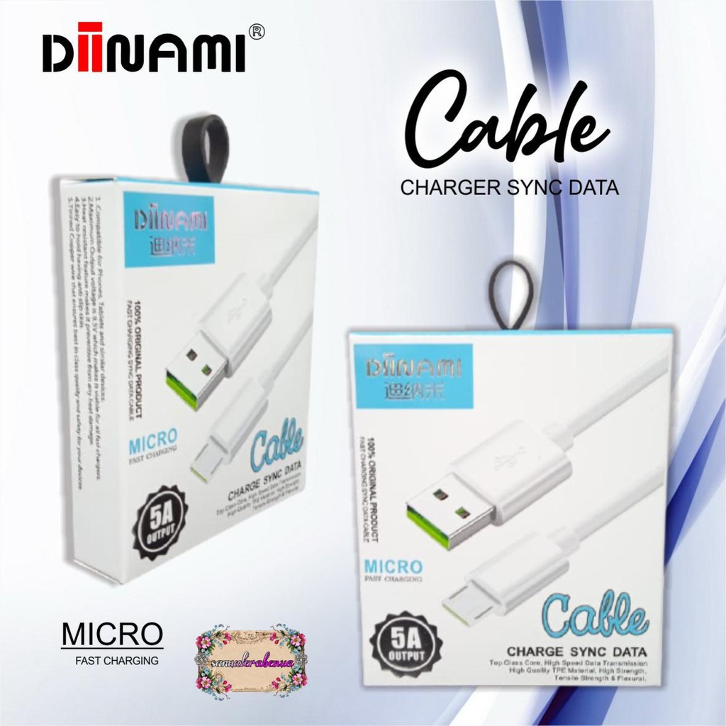 5A kabel cable data DIINAMI super Fast charcing MICRO QUICK CHarging 1M data cable SB1289