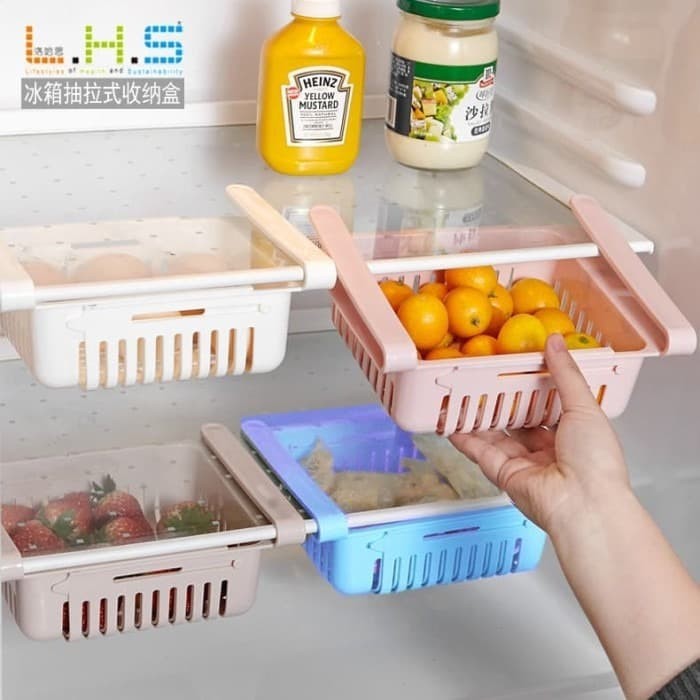 Kotak Penyimpanan Makanan Dalam Kulkas / Laci Kulkas / Sliding rack M801