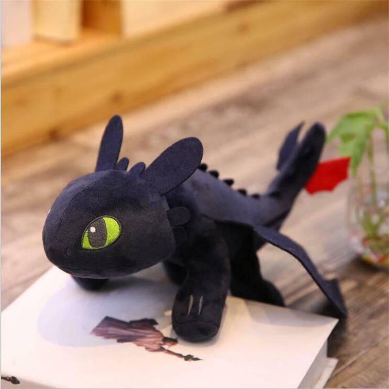 How to Train Your Dragon Toothless Night Fury Stuffed Plush Toy Doll Soft Toys