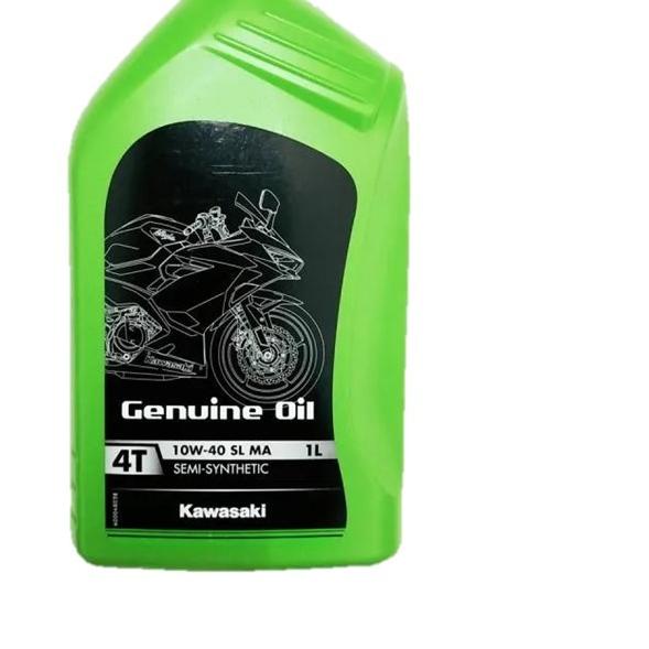 ☊ OLI MOTOR KAWASAKI OIL KGO 10W/40 SEMI SYNTHETIC OLI PELUMAS [1 LITER] ←