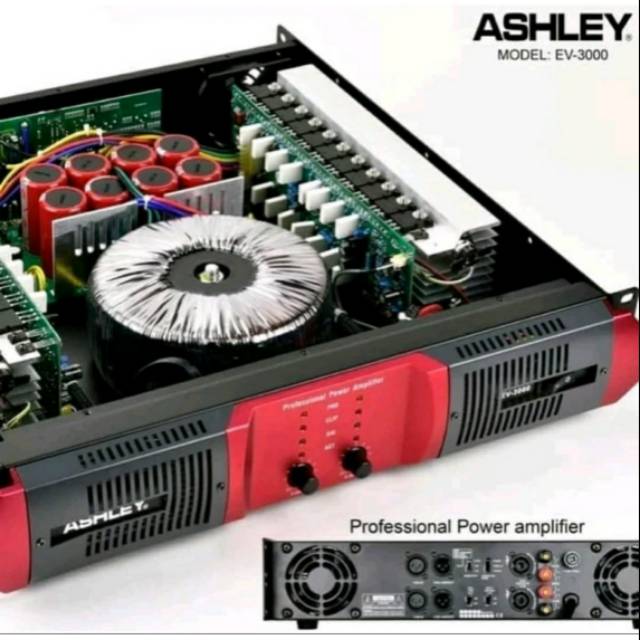 Power Amplifier ASHLEY EV 3000 CLASS H