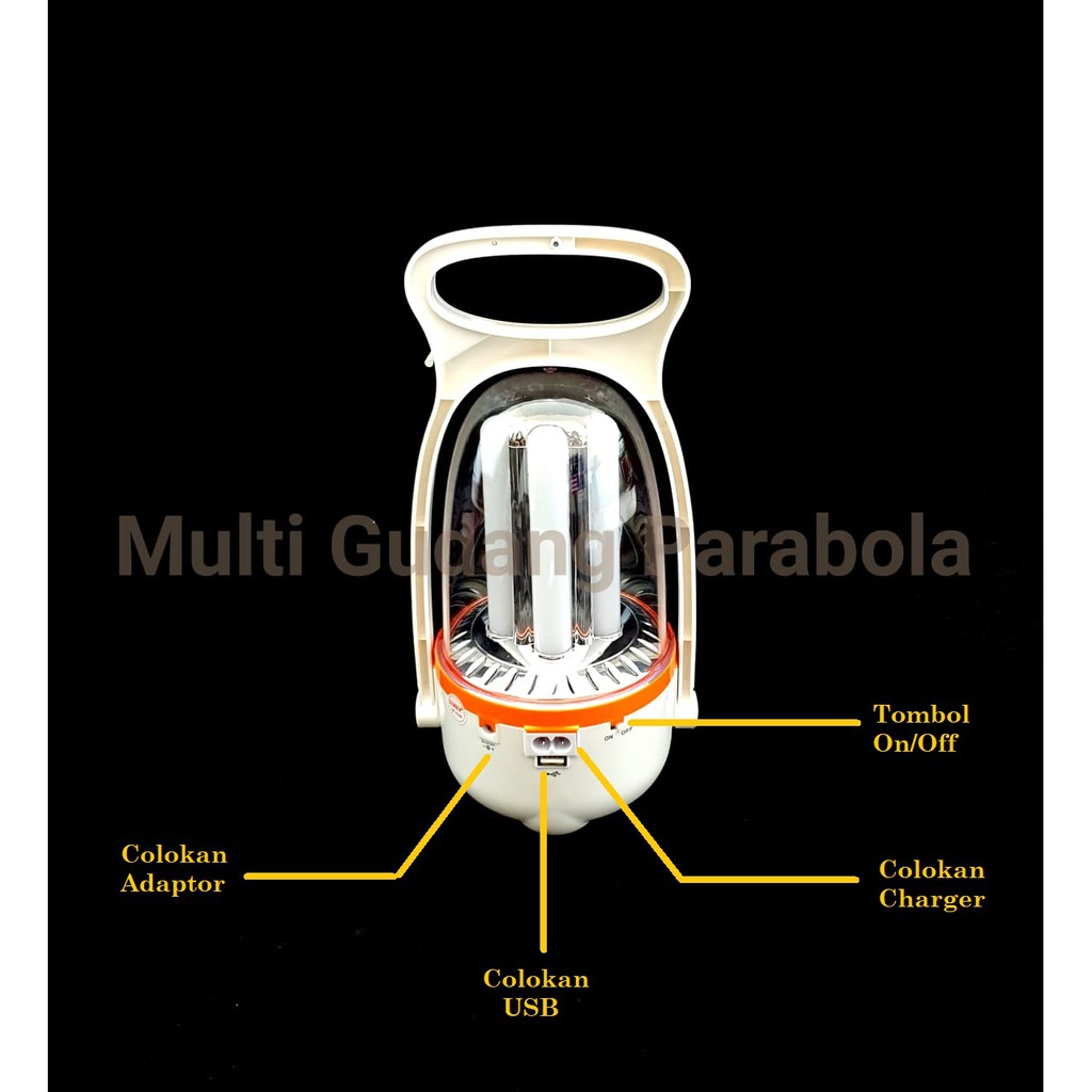 Lampu Emergency Luby L 7681 Emergency Lamp 5.5 watt