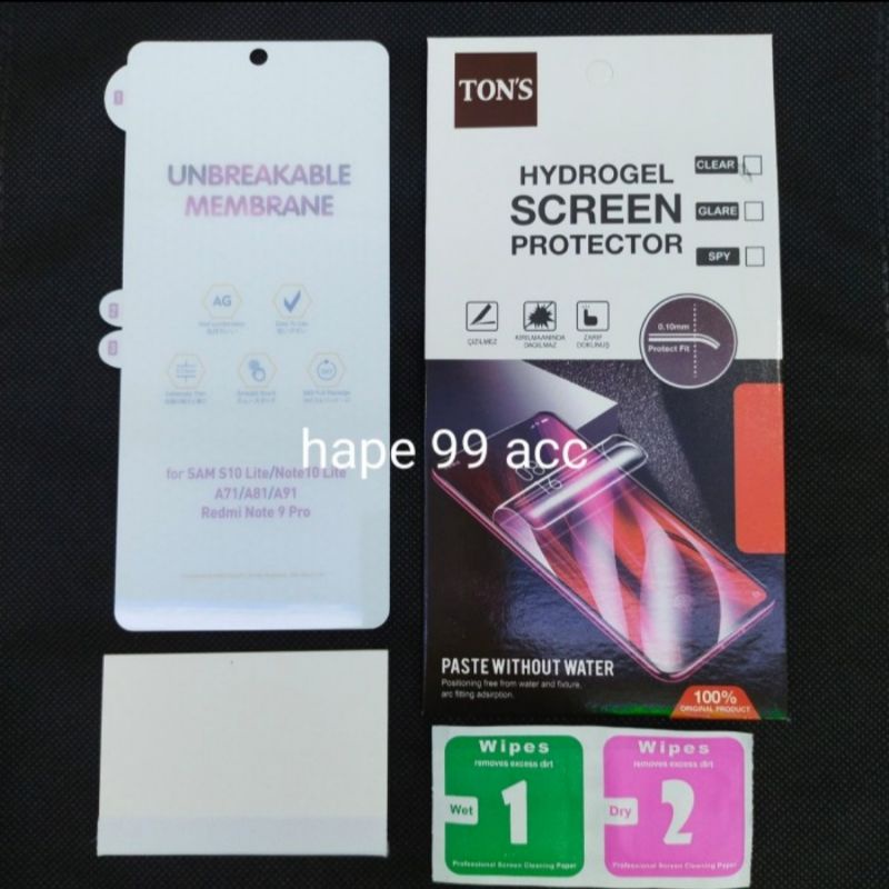 Samsung M52 5G anti gores hydrogel Matte screen protector