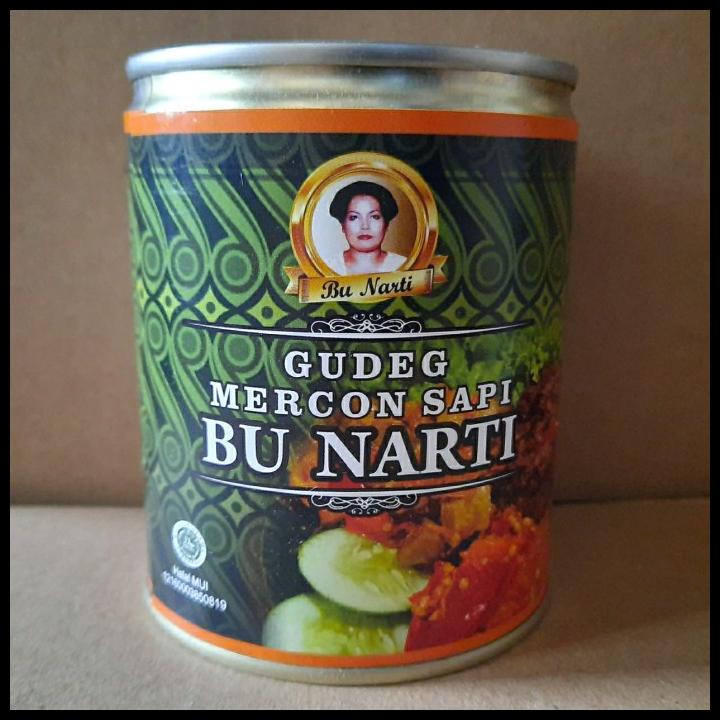 

Gudeg Kaleng Mercon Sapi Bu Narti - 300Gram