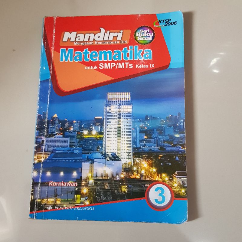 [BEKAS] Buku Paket MATEMATIKA Kelas 9 KTSP 2006