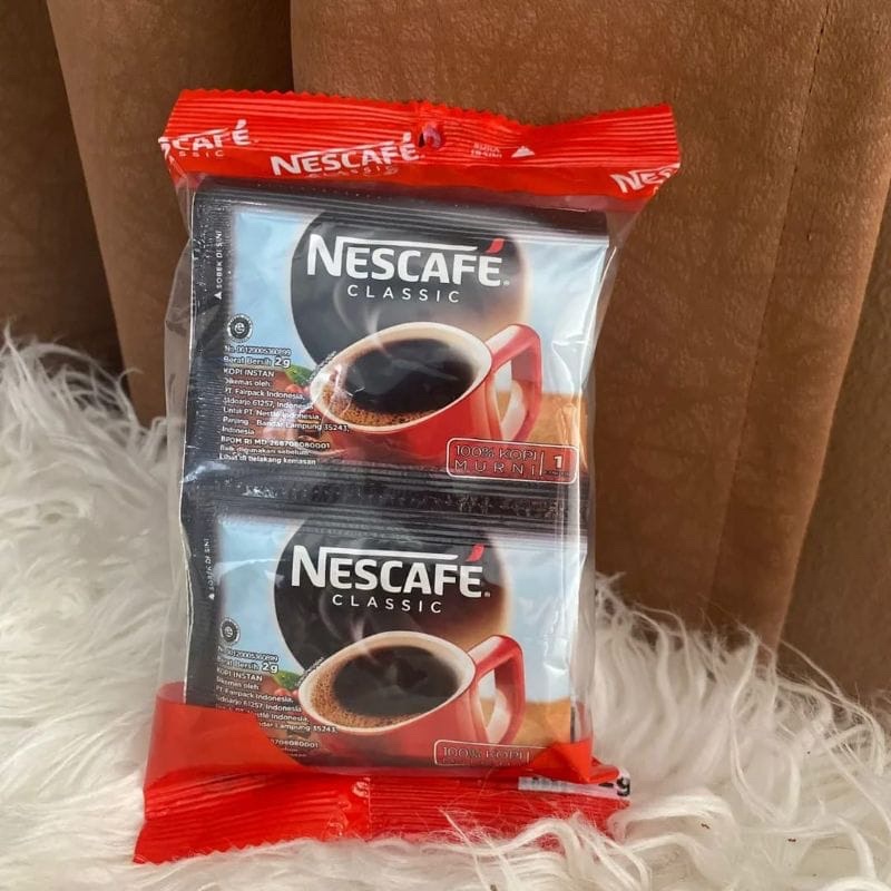 

nescafe classic 2gram 1 bag isi 10 sachet