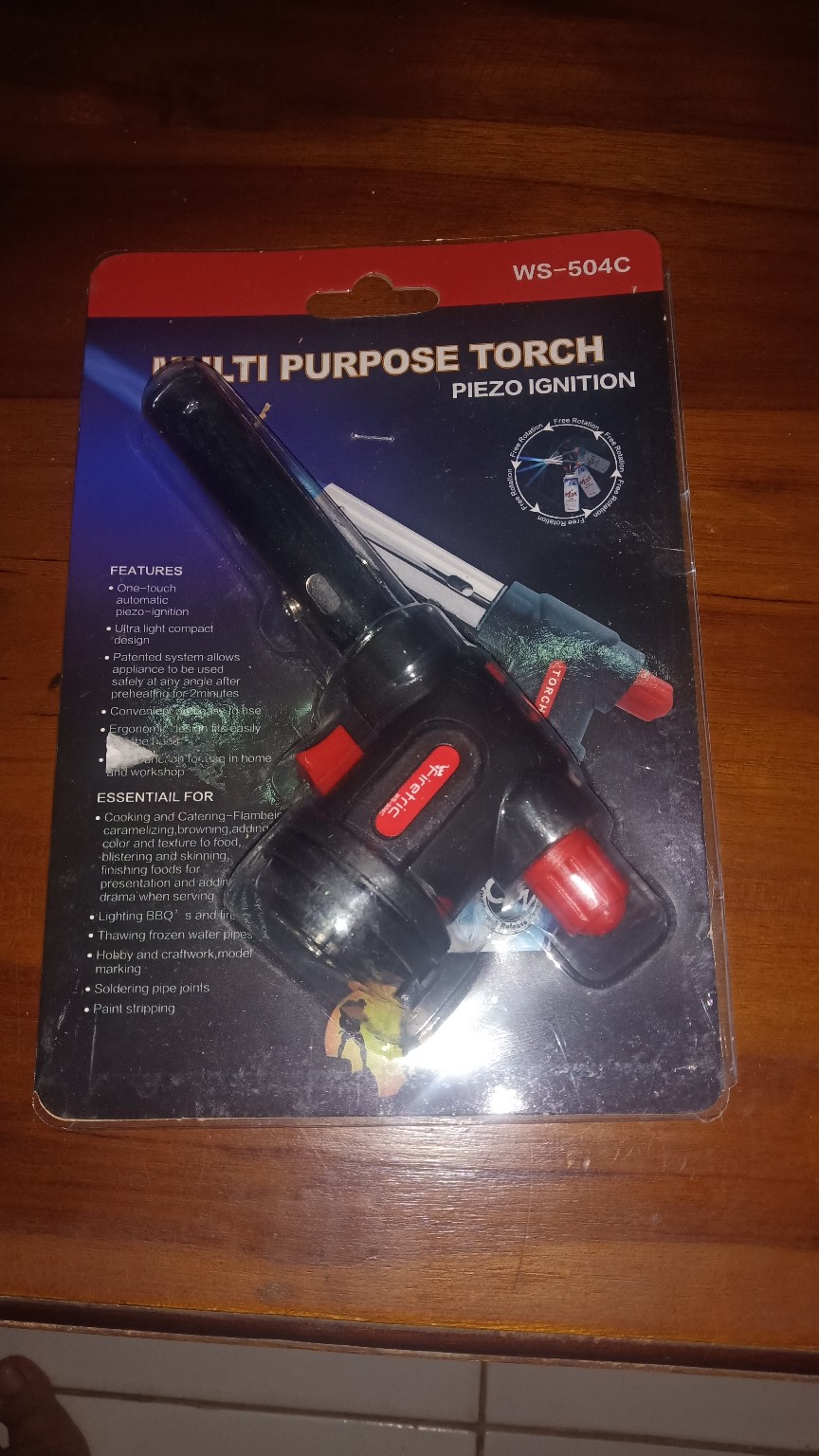 Blow Torch Flame Gun Kepala Portable Gas Torch Pematik Kepala Gas Torch Bakar Keju Mozarella
