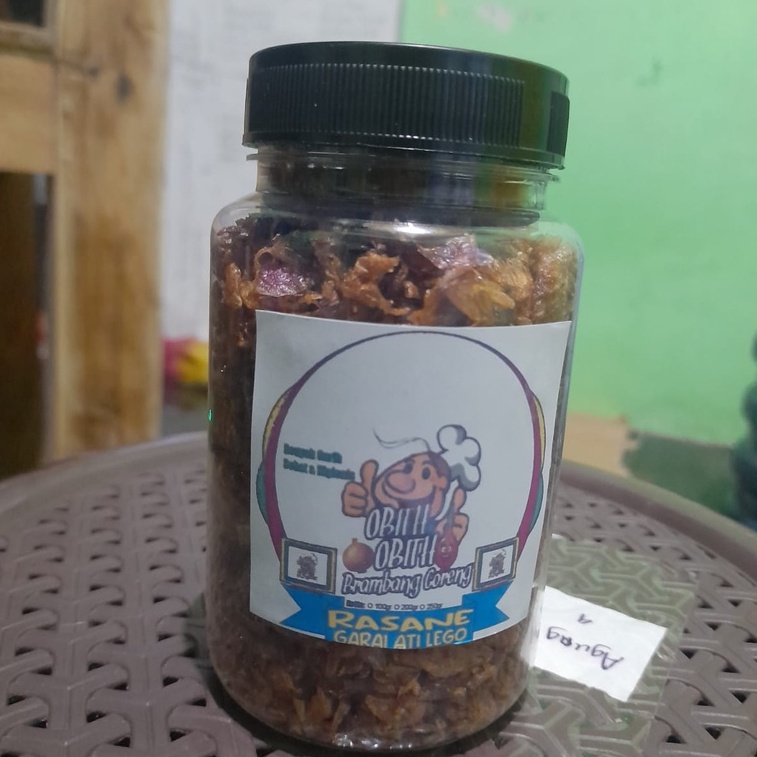

Brambang Goreng Original Bawang Merah Asli Tanpa Tepung - 100 Gram toples
