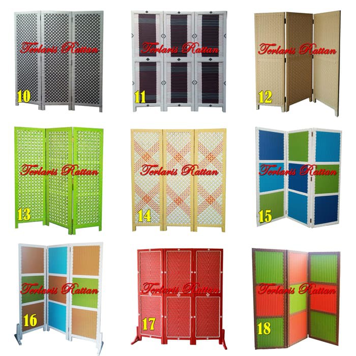 Sketsel / Partisi Ruangan 3 Pintu / Pembatas Ruang