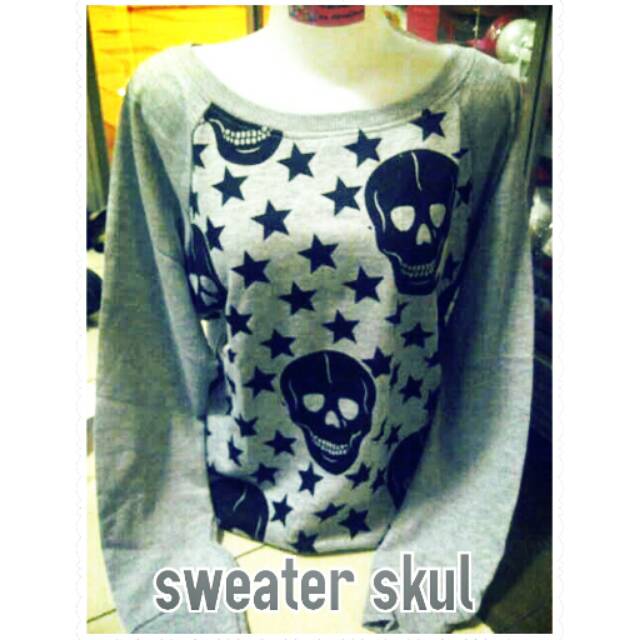 Sweater skull tengkorak