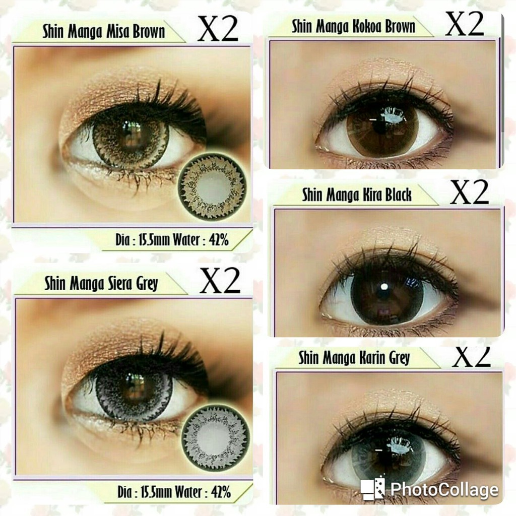 SOFTLENS SHIN MANGA BY EXOTICON - NORMAL 15.5MM + FREE LENSCASE