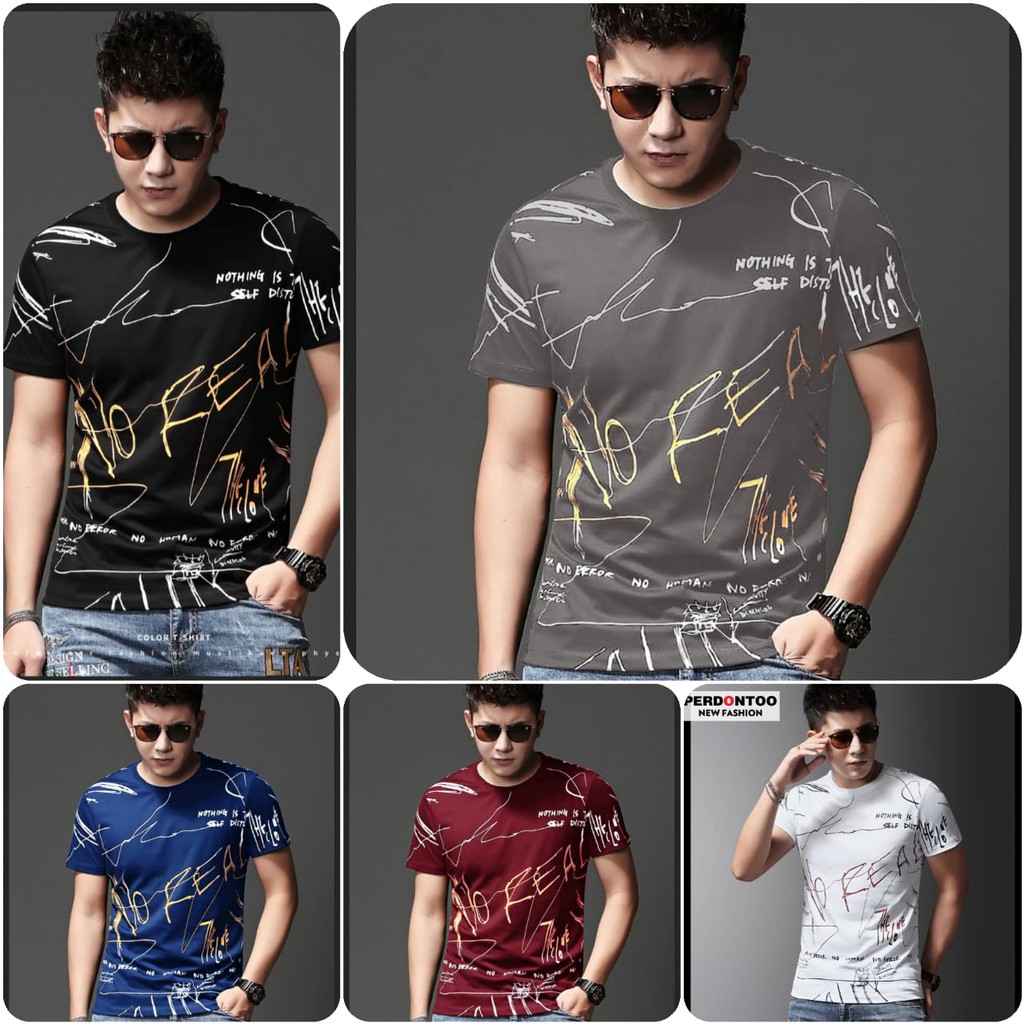 9SEVEN-BAJU KAOS FULL PRINT NOREAL-KAOS FULL PRINT KEREN-ATASAN PRIA TERLARIS