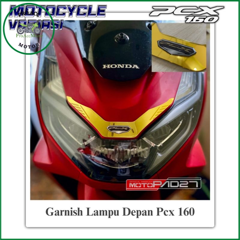 Garnish Lampu Depan Pcx 160 Garnis Alis Lampu Depan PCX 160