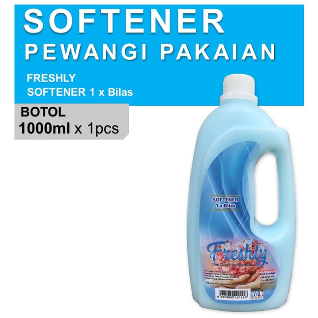 Freshly Softener 1 Liter Perawatan Pakian, Pewangi dan pelembut.