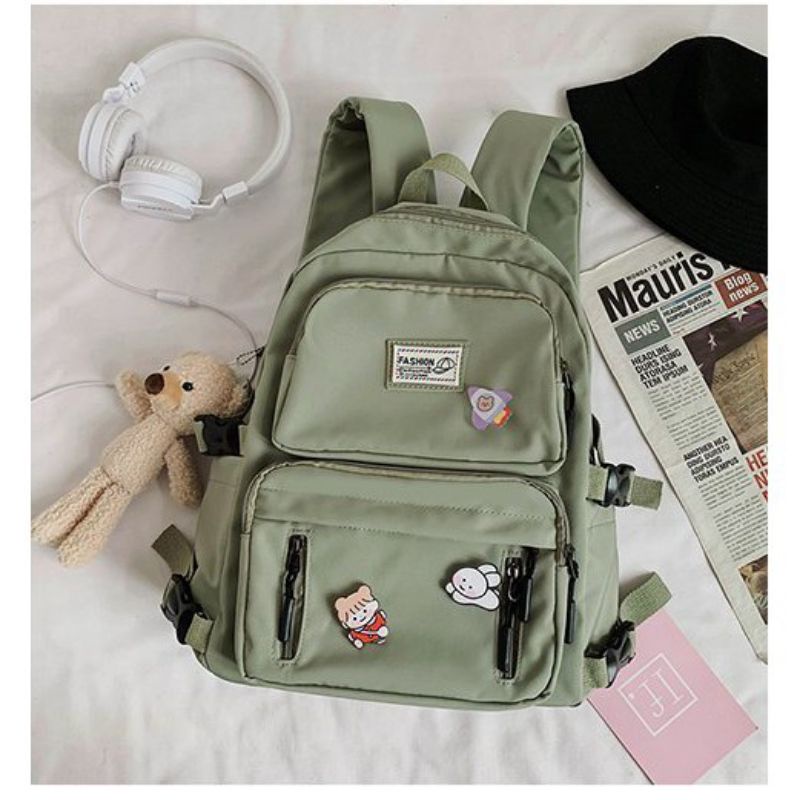 ETALASE KOREA 11/TAS IMPORT MODEL TERBARU/HOT PROMO PRODUK ASLI IMPORT/TAS ANAK CEWEK KOREA STYLE/TAS KOREA AESTHETIC FREE PIN ACRYLIC GANTUNGAN BONEKA DAN STIKER ANIMASI SUPER CUTE/TAS SEKOLAH MODEL KOREA TERBARU/TAS ANAK IMPORT/TAS ASLI IMPORT KEKINIAN