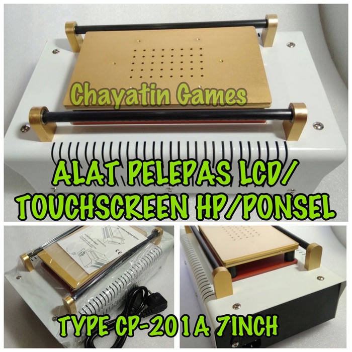 Mesin Separator - Alat Pemisah LCD Touchscreen HP - Ponsel Type CP-201A Model Digital 7 Inch