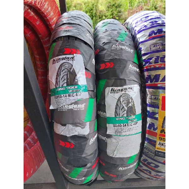 Ban luar tubeless Kingland ukuran 90/90-14 & 80/90-14