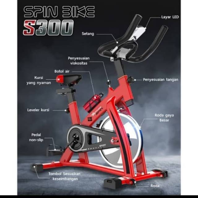 Sepeda spinning bike s300