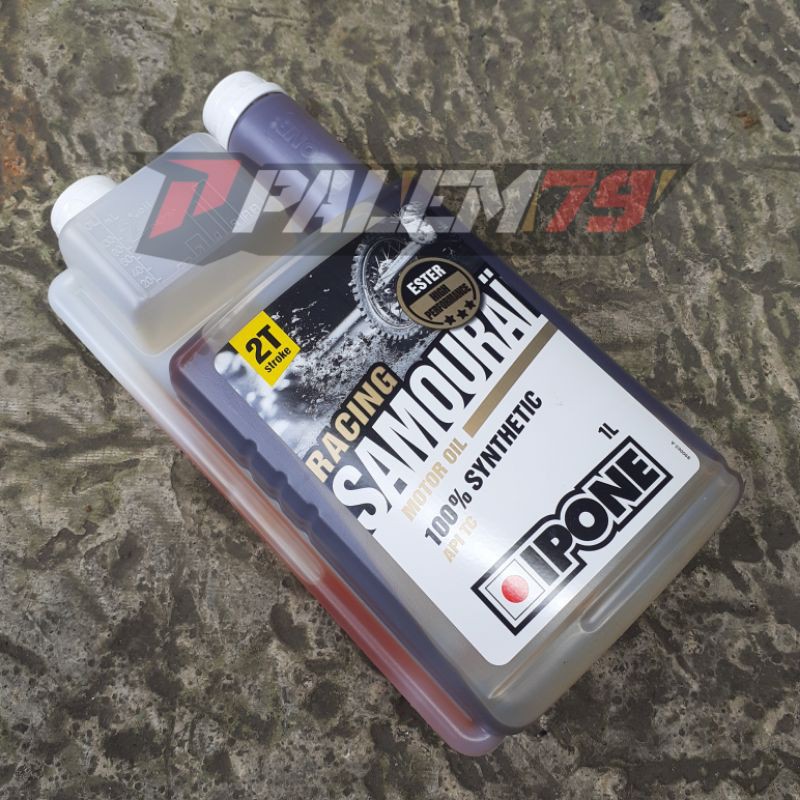 Oli Samping 2Tak IPONE Racing Samourai 1Liter 2 Tak Oil Ninja TS