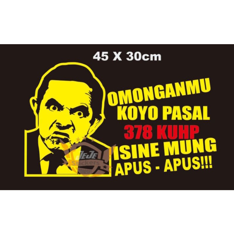 STIKER CUTTING KACA TRUK/MOBIL