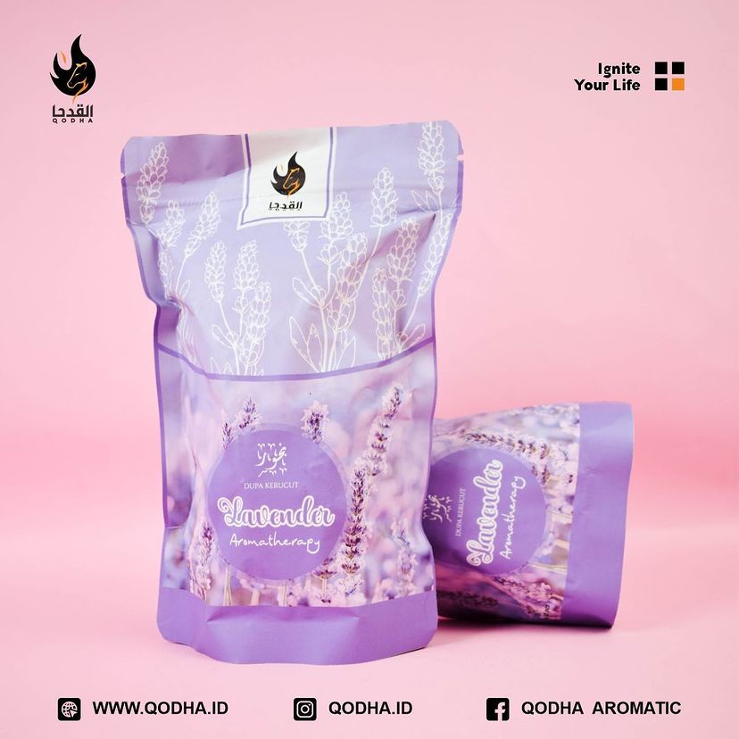 Bukhur Buhur Dupa Kerucut Aromaterapi Qodha isi 50 Pcs Aroma LAVENDER