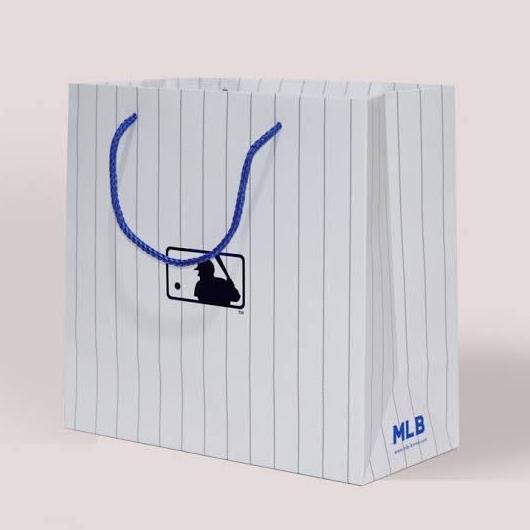 &<&<&<&] MLB Baseball Paper Bag Paperbag Tote Bag Packing Gift NY