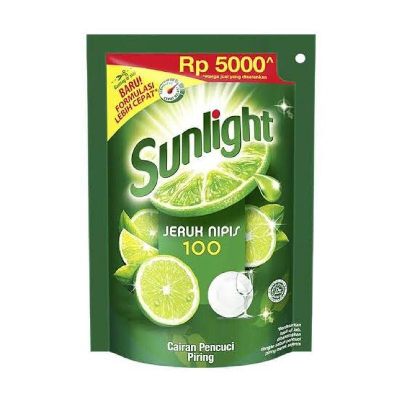 Sunlight jeruk nipis / sabun cuci piring  murah dan bersih 210ml