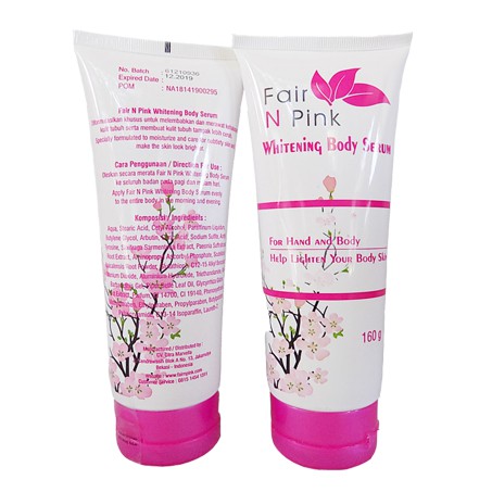 Perawatan Tubuh Fair N Pink Whitening Body Serum 175gr