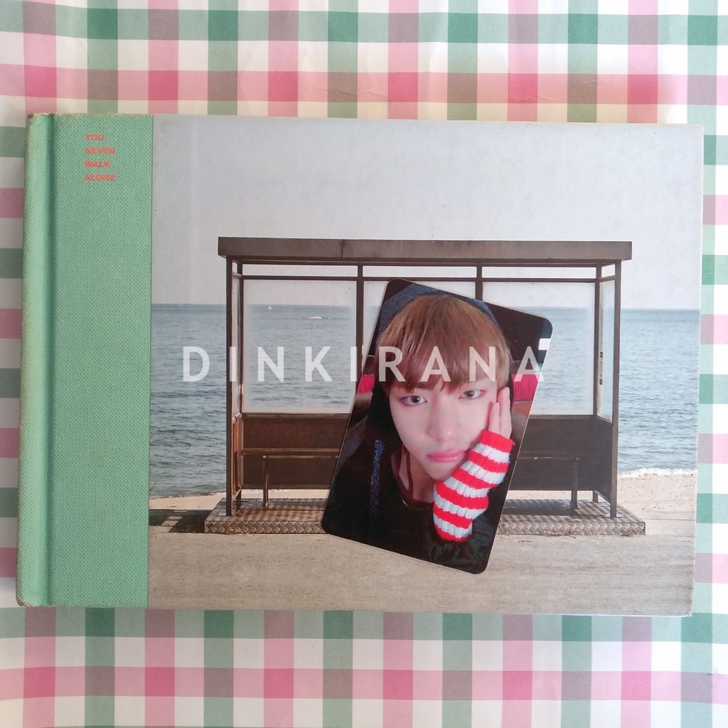 ⚠️ NEW STOCK — DAMAGED ⚠️ BTS ALBUM - YOU NEVER WALK ALONE YNWA TAEHYUNG JHOPE PHOTOCARD PC