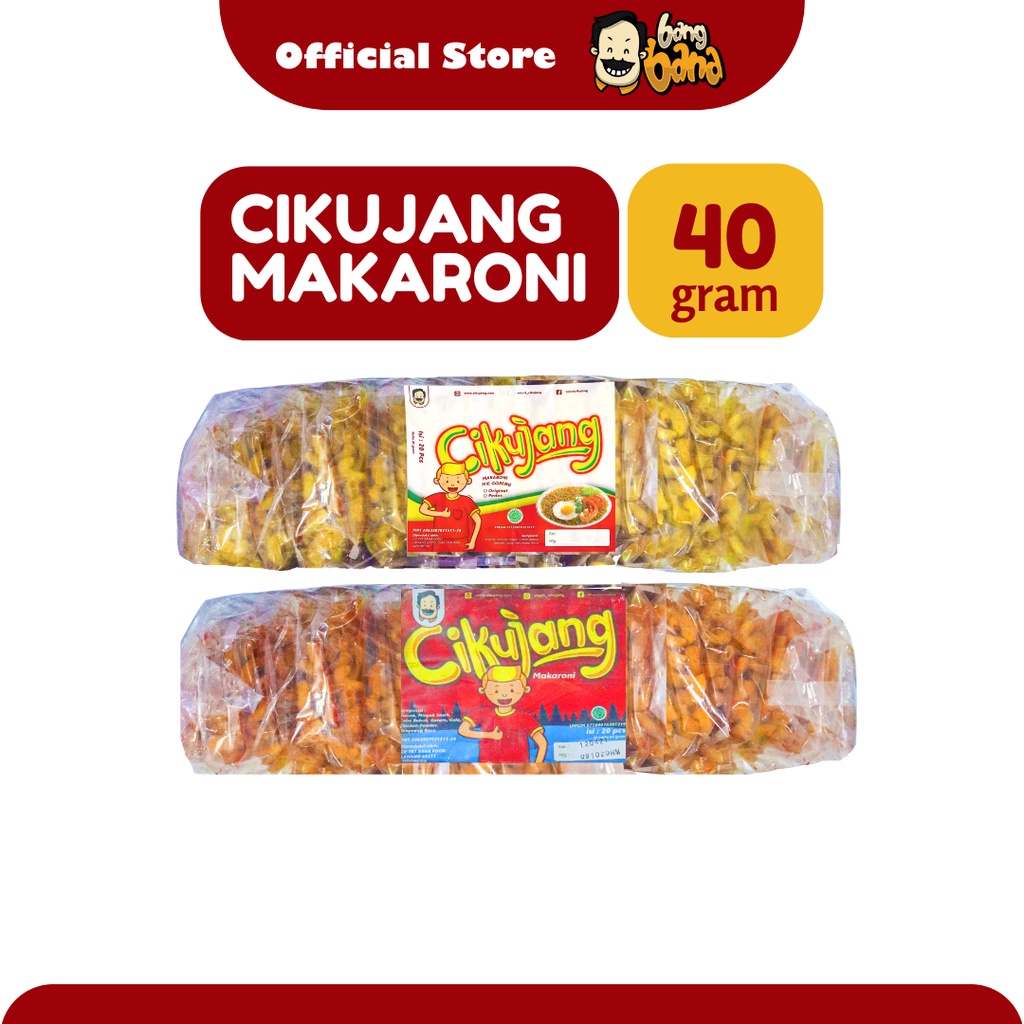 Makaroni Bantet / Macaroni Pedas Bantet Pipa Cikujang Isi 20 bungkus