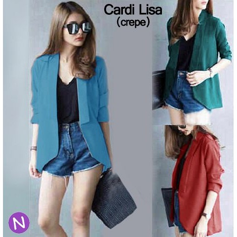 Cardigan Wanita dengan Potongan Longgar Lengan Panjang Bahan Sifon Motif Floral untuk Musim Panas i5