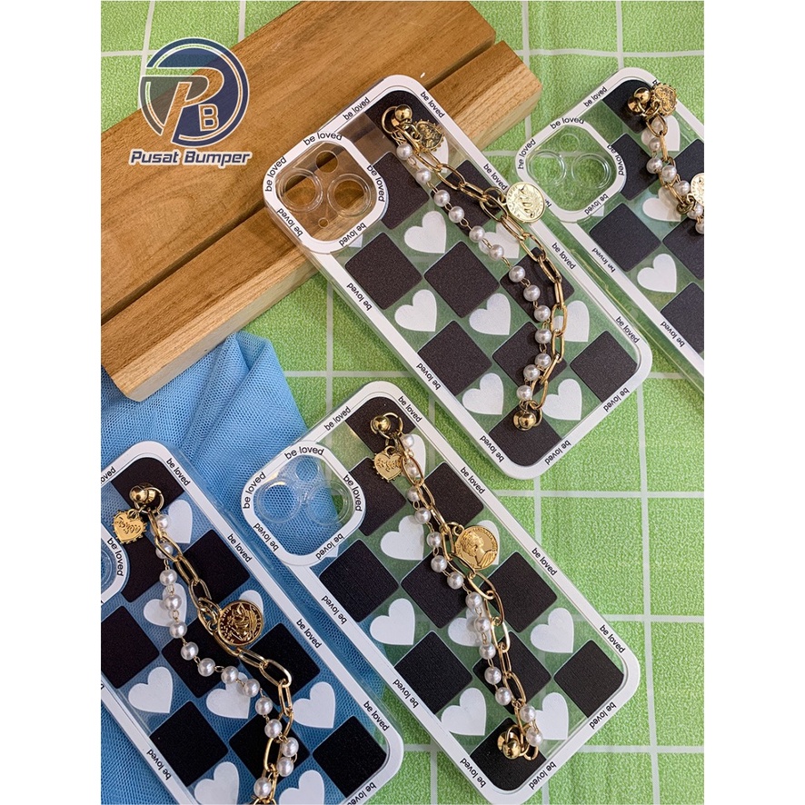 GM004 SOFTCASE RANTAI MUTIARA XIAOMI REDMI A2 12C 11A  4A 5A 6A 8 8A PRO 9 9A 9C 10A 9T POCO X3 M4 M