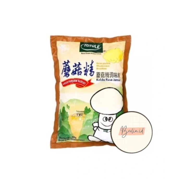 

Totole Kaldu Jamur 400 Gr / Kaldu Vegetarian