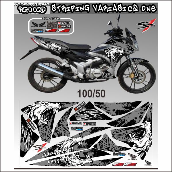 Striping Sticker Decal Honda CS ONE Variasi Striping Decal CS ONE Kode 002