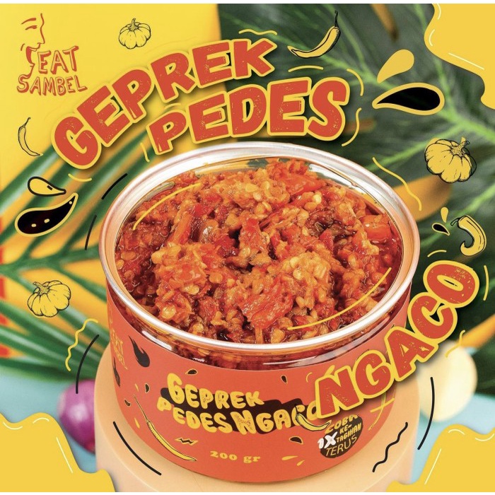 Eat Sambel - Sambel Geprek Pedes Ngaco - 200gr - BARU