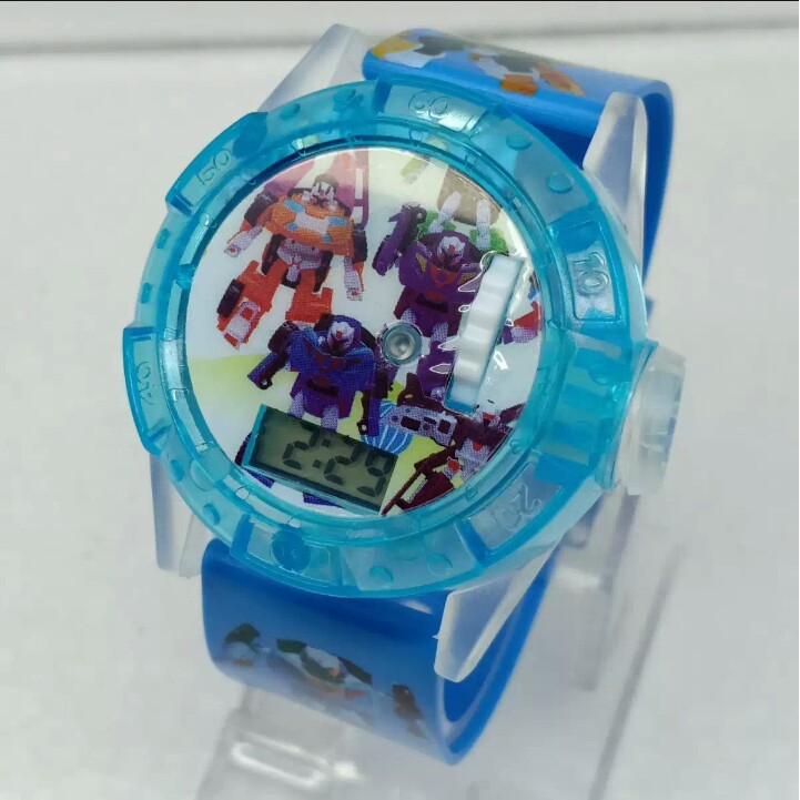 Jam Anak Jam Tangan Anak Karakter Tobot Jam Tangan Lampu Dan Musiik Jam Trendy