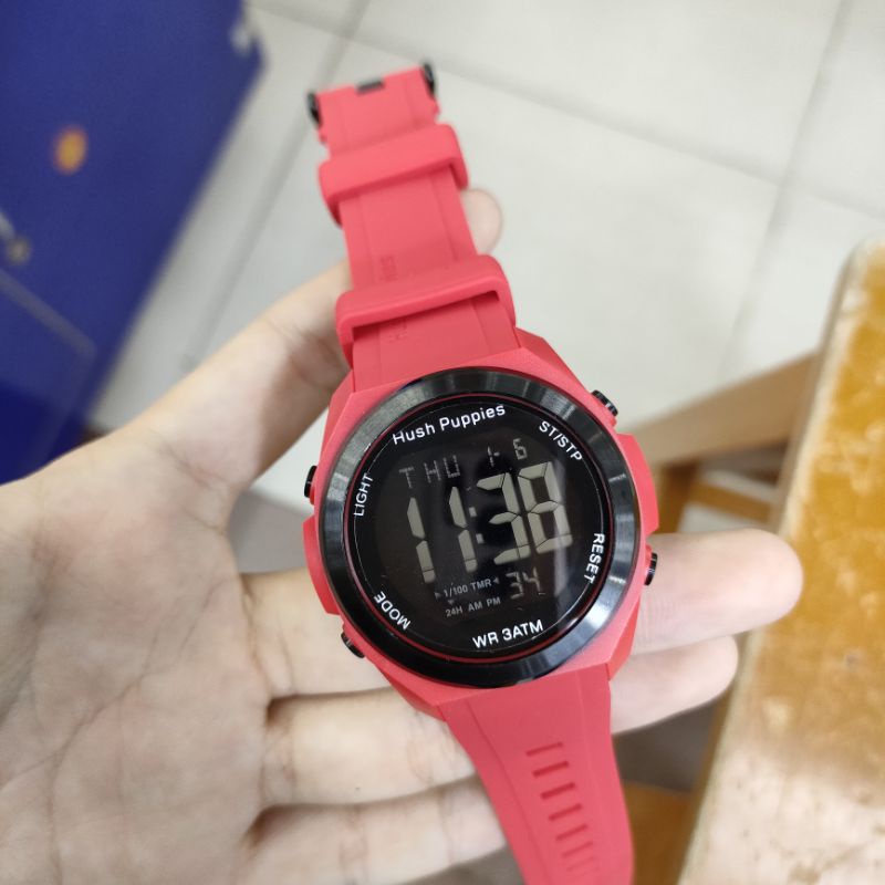 [DGS] JAM TANGAN WANITA/PRIA UNISEX HUSH PUPPIES DIGITAL