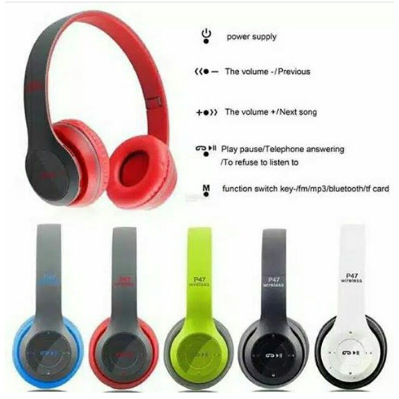 Headphone jbl p47 bluetooh