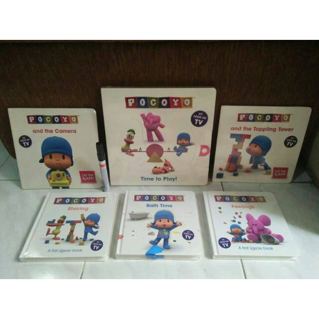Set Buku Boardbook Pocoyo (6 buku)
